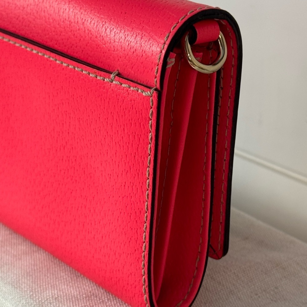 Kate Spade Vibrant Pink Crossbody/Clutch - Picture 6 of 10